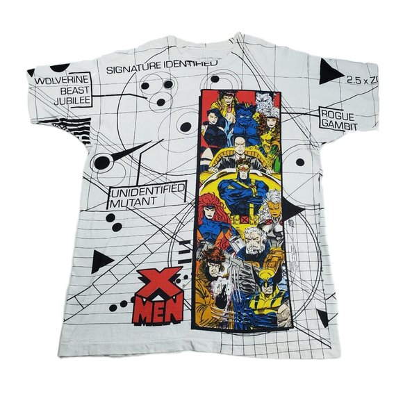 Marvel Shirts Vintage 993 Xmen Shirt Marvel Comics Mega All Over